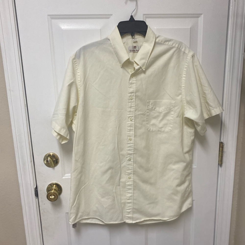 Eitenne Aigner Vintage Men’s short sleeve button up 17 - Picture 2 of 8